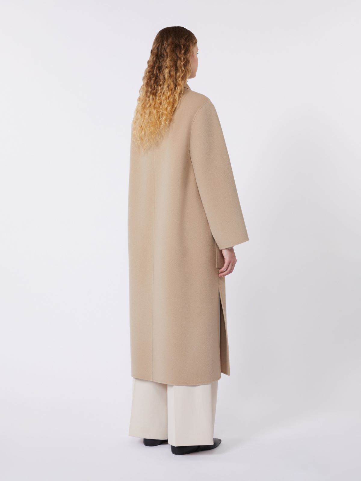 Double-faced wool-blend coat - CAMEL - Max Mara - 4