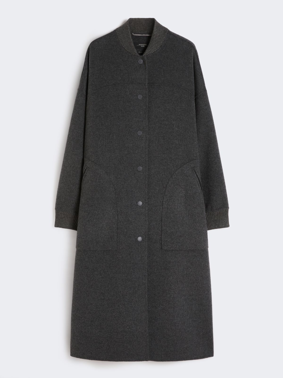 Long wool coat - DARK GREY - Max Mara - 8