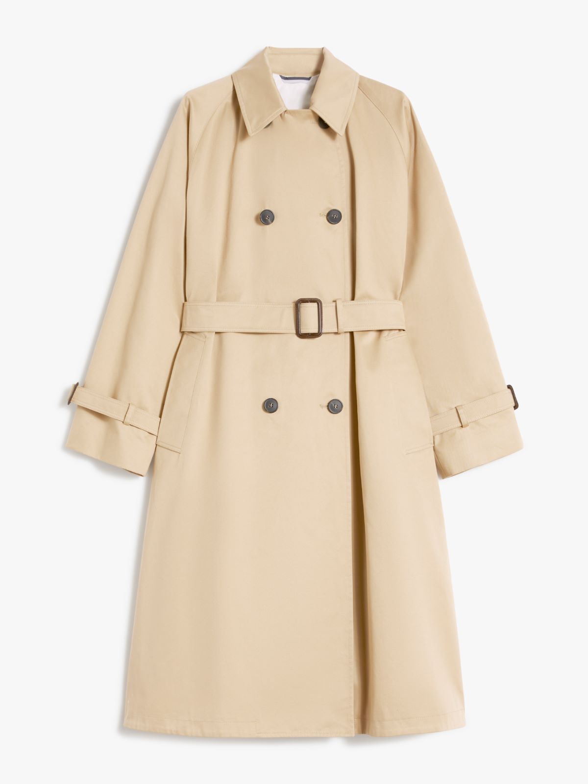 Water-repellent gabardine trench coat with print - PLUM - Max Mara - 5