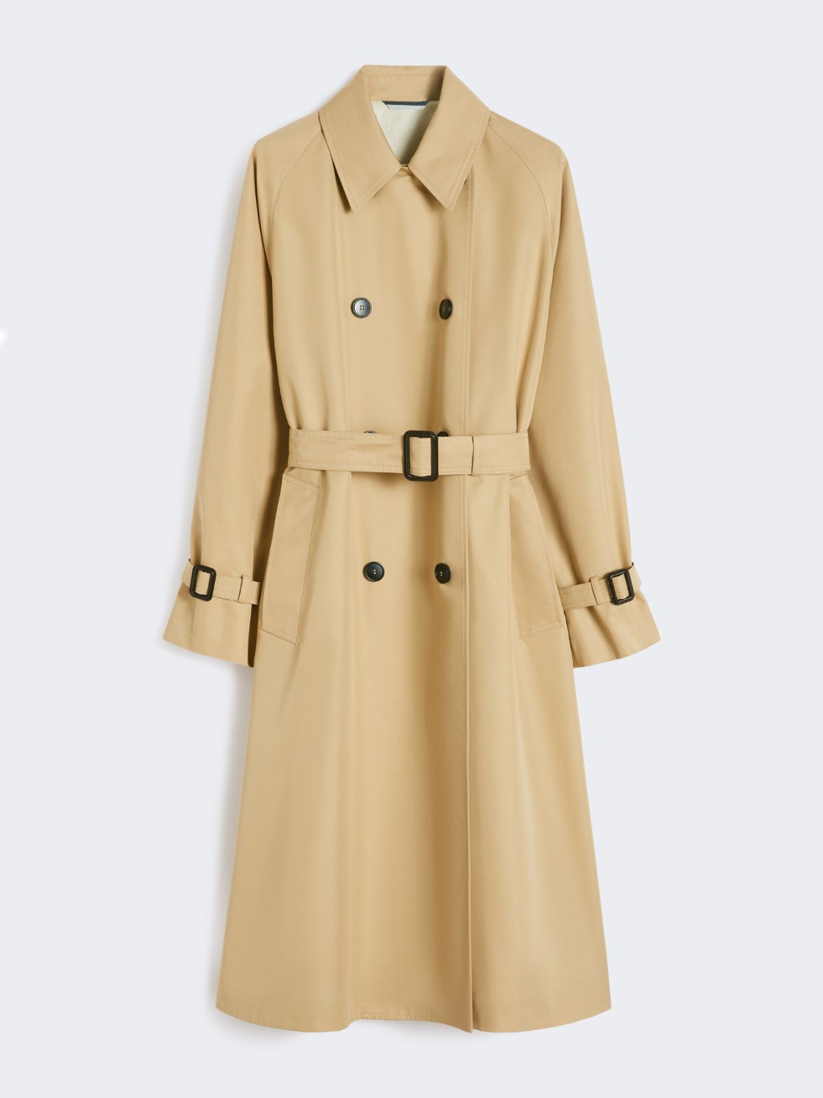 Wendbarer Trenchcoat aus wasserabweisender Gabardine - BEIGE - Max Mara - 5