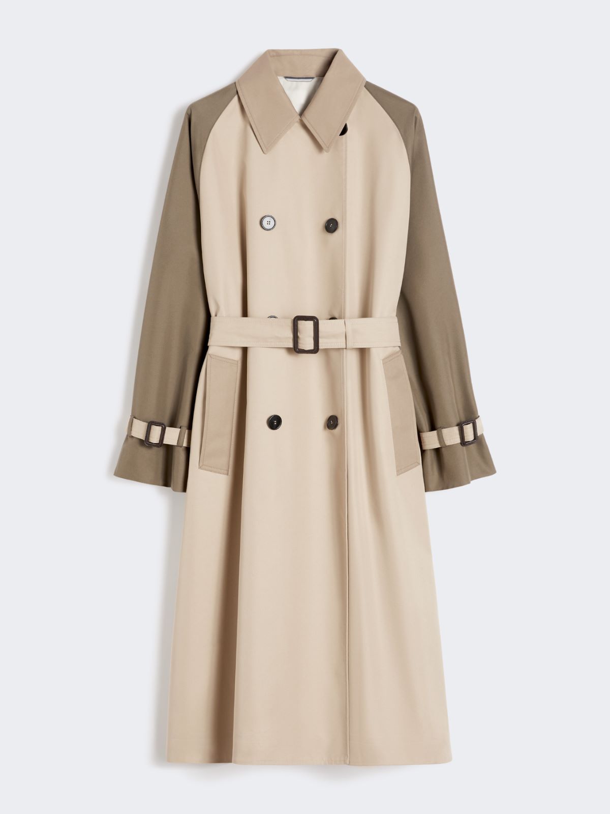 Reversible water-repellent gabardine trench coat - BEIGE - Max Mara - 5