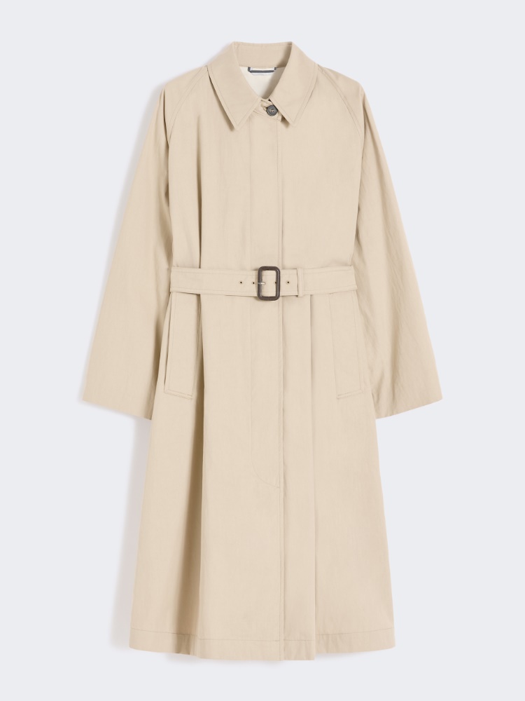 Water-repellent cotton trench coat - BEIGE - Max Mara