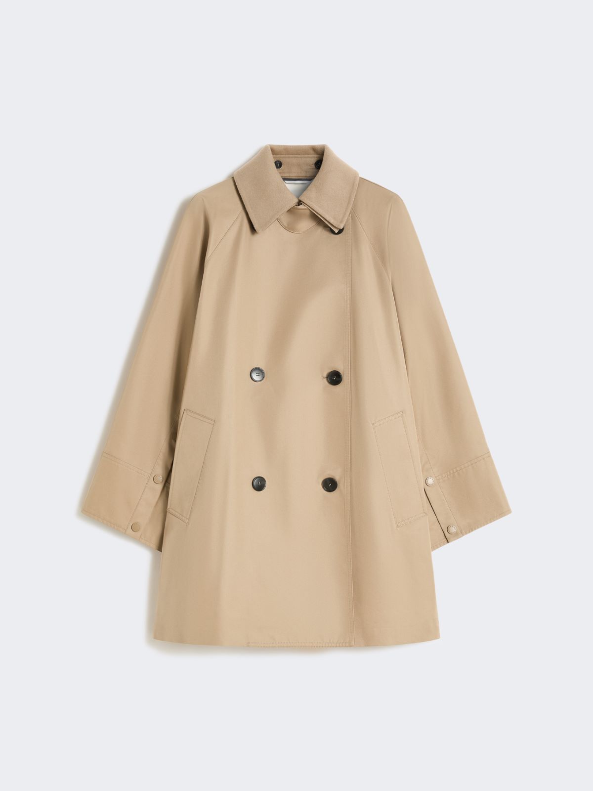Water-repellent padded gabardine trench coat - HAZELNUT BROWN - Max Mara - 5