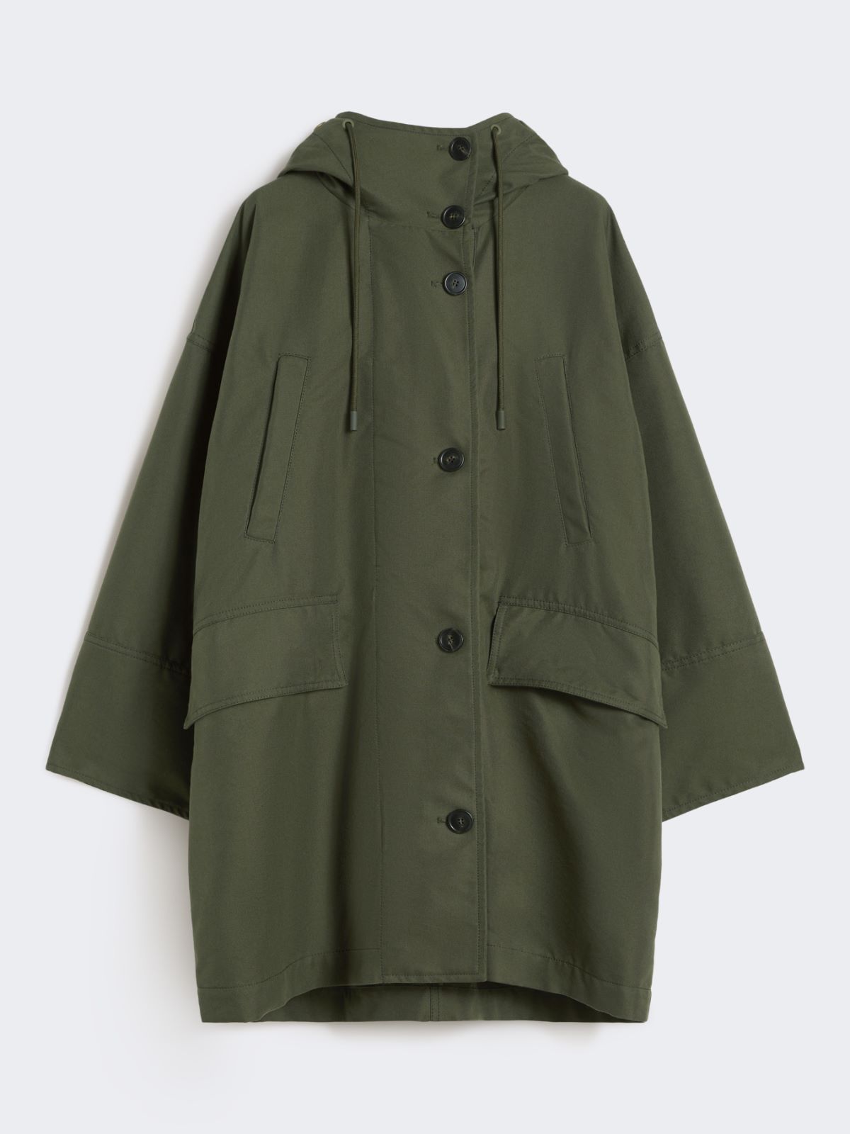 Water-repellent canvas parka - KAKI - Max Mara - 10