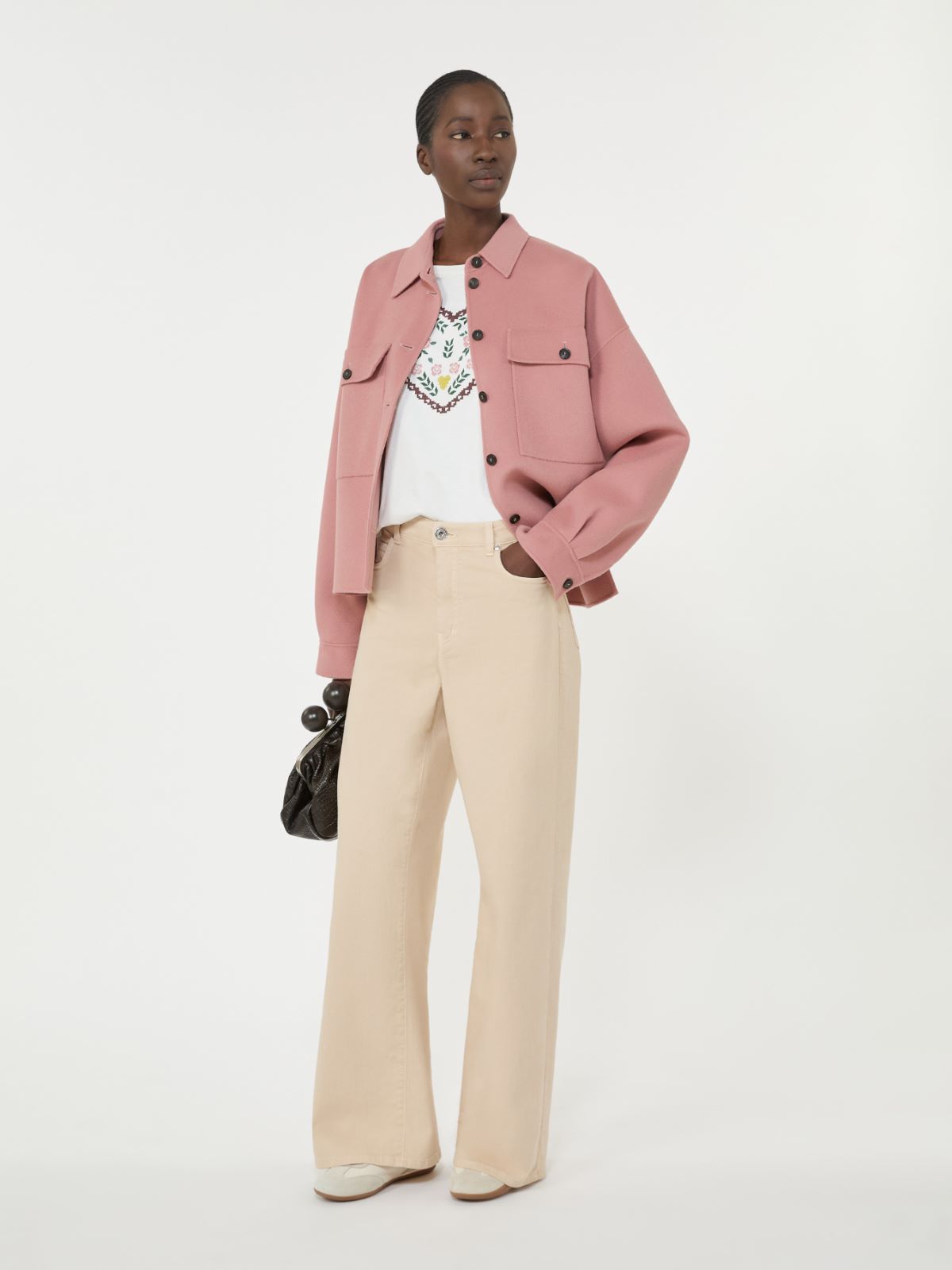 Double-faced wool-blend jacket + ANTIQUE ROSE - Max Mara