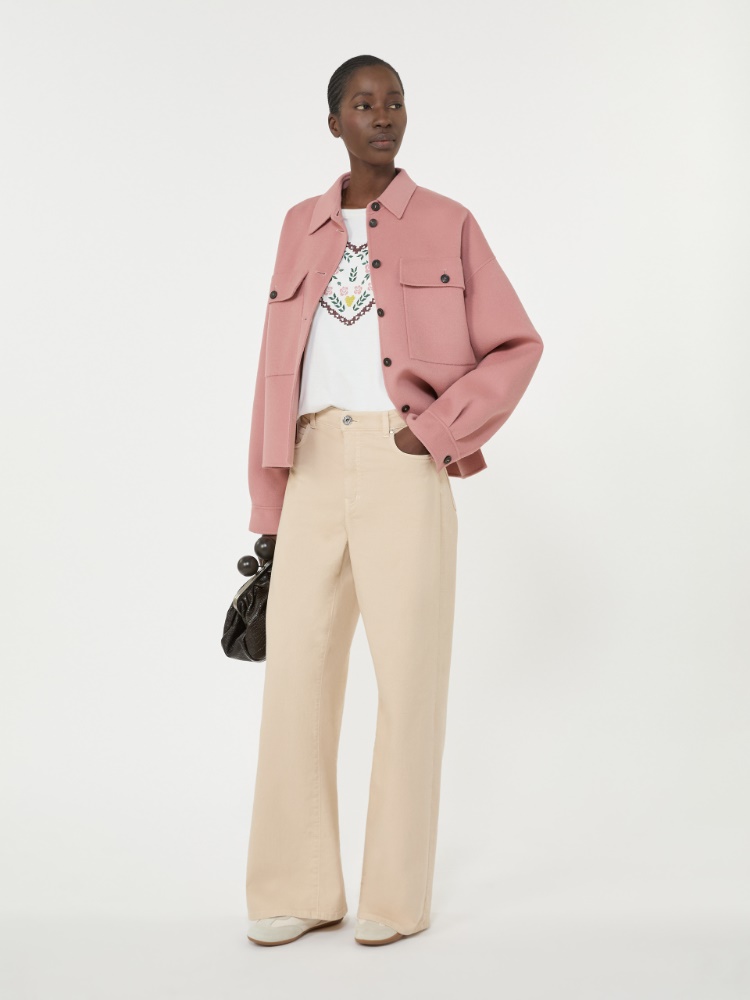 Double-faced wool-blend jacket - ANTIQUE ROSE - Max Mara