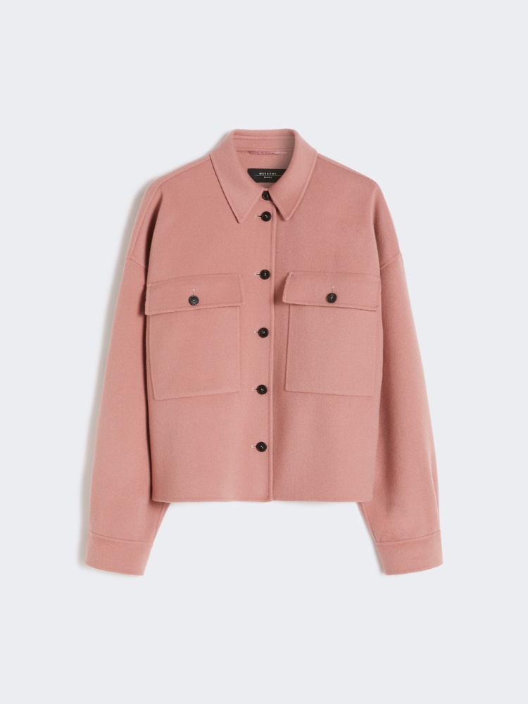 Double-faced wool-blend jacket - ANTIQUE ROSE - Max Mara