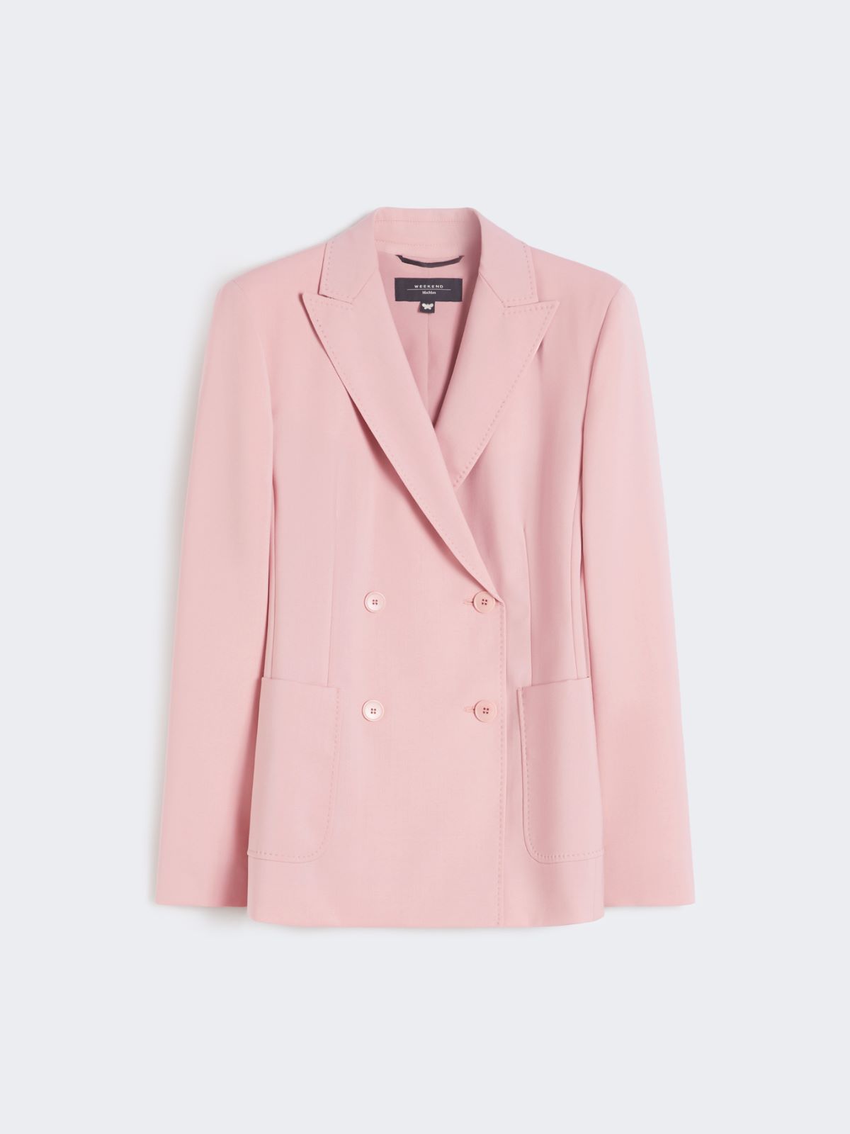 Double-breasted stretch wool blazer - ANTIQUE ROSE - Max Mara - 6