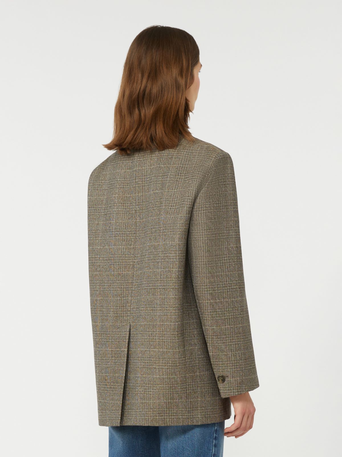 Oversized wool blazer - BROWN - Max Mara - 5