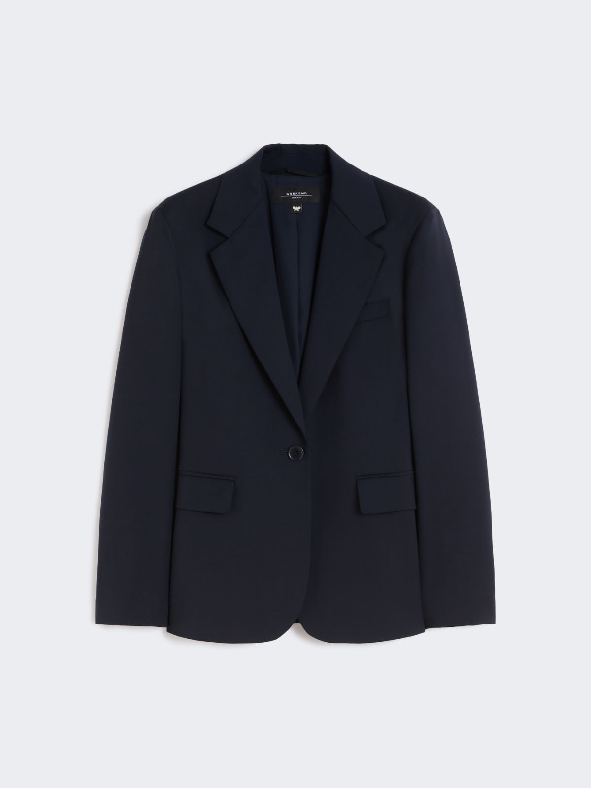 Stretch wool blazer - NAVY - Max Mara - 6