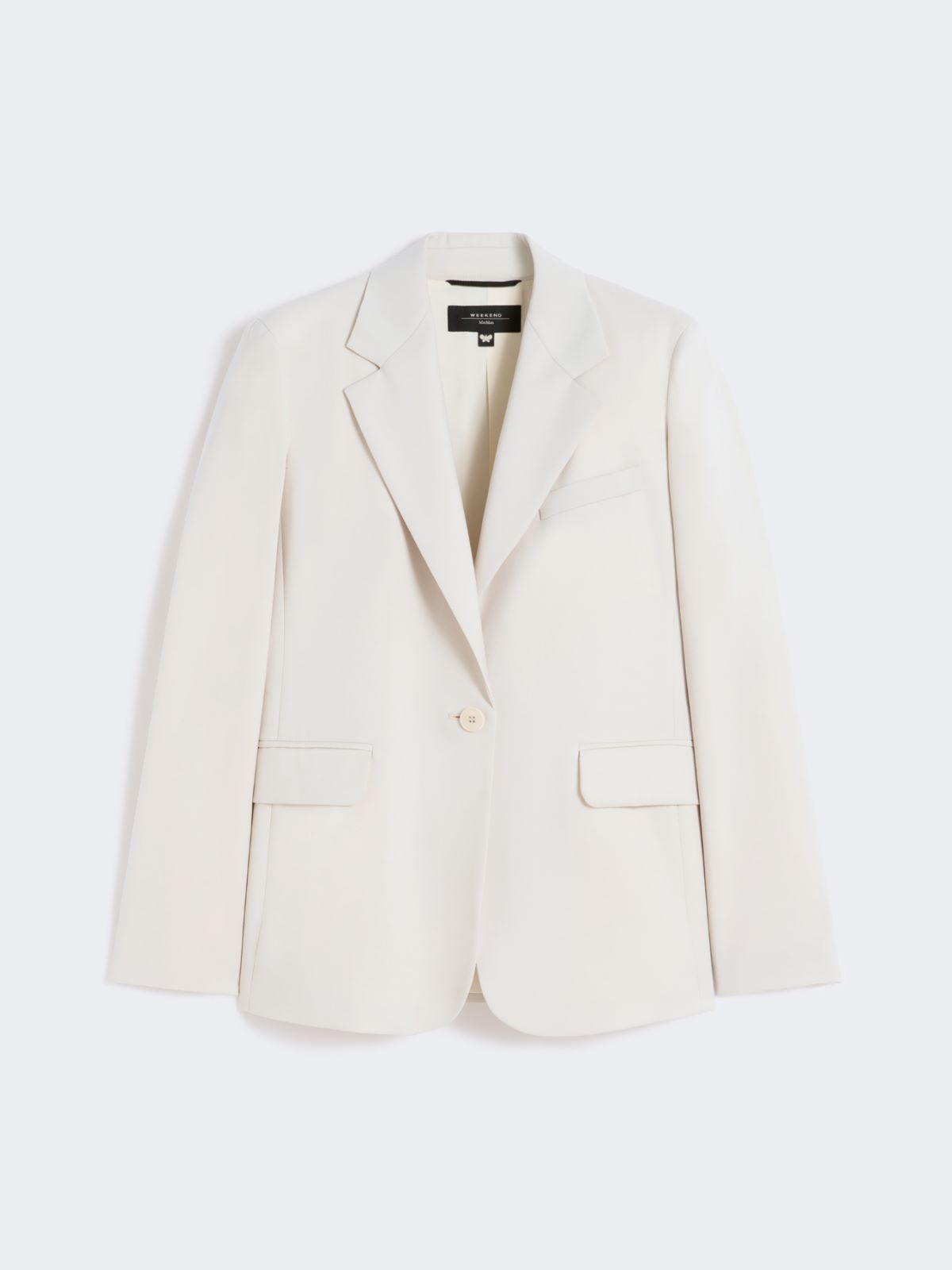Stretch wool blazer - SAND - Max Mara - 5