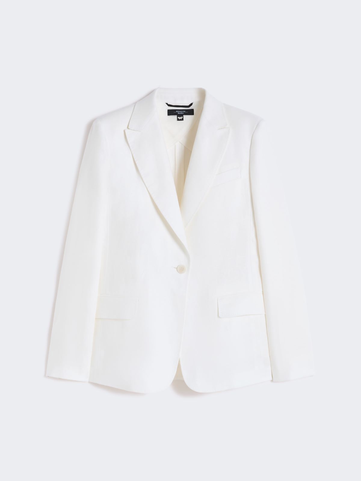 Blazer aus Leinen-Canvas - WEISS - Max Mara - 5