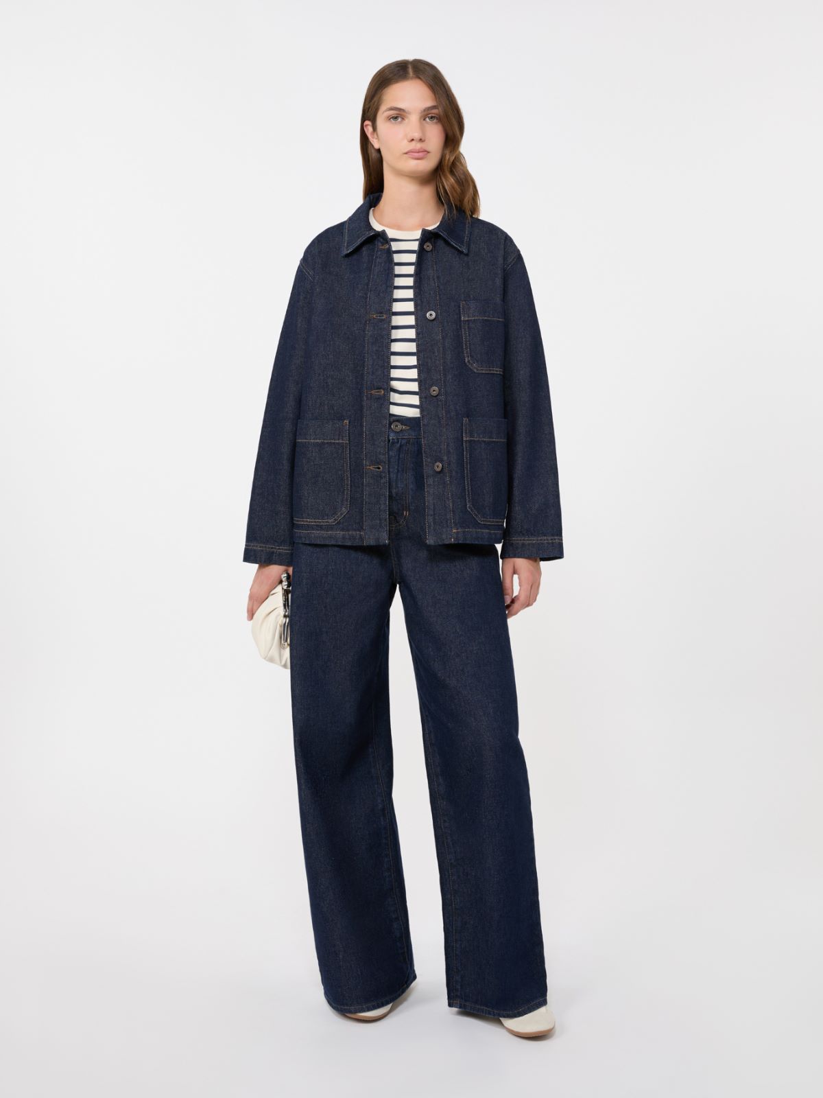 Authentic denim shacket + NAVY - Max Mara