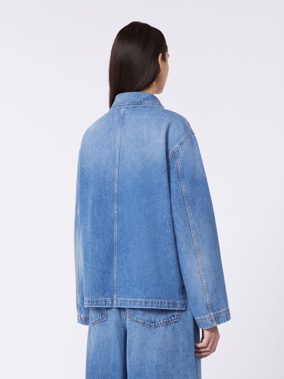 Authentic denim shacket - NAVY - Max Mara - 5