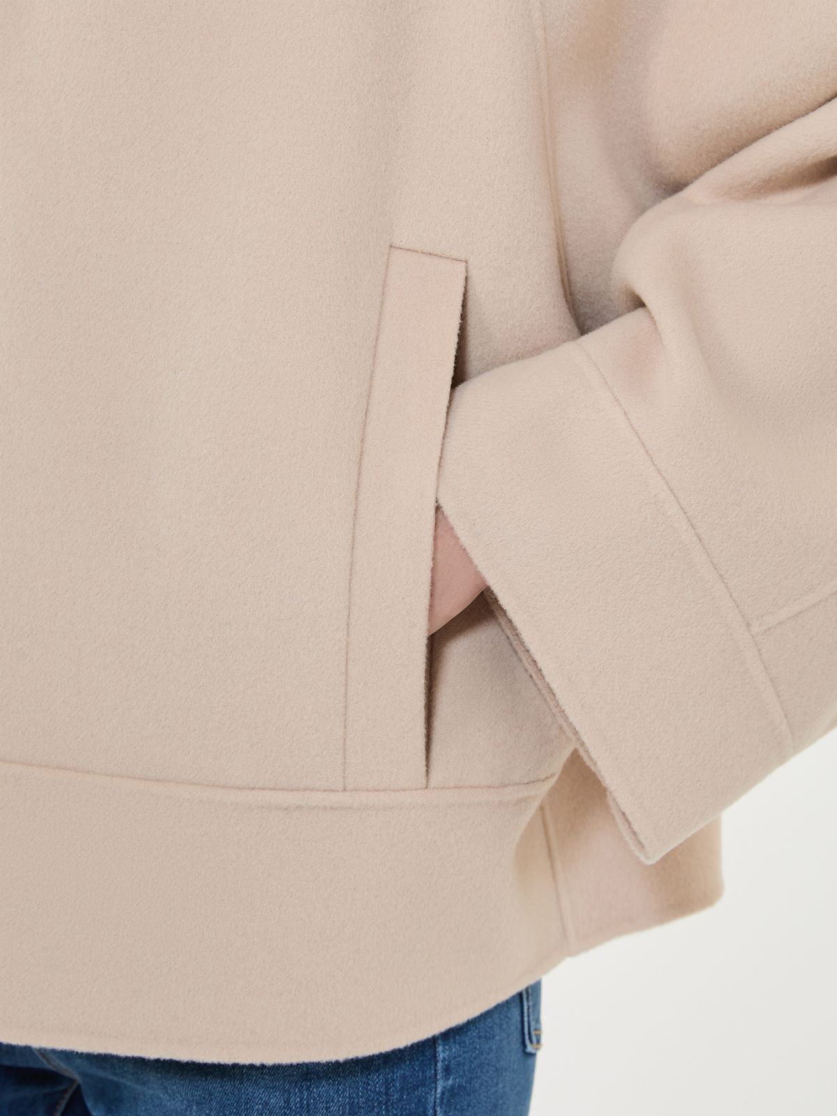 Double-faced wool-blend coat - SAND - Max Mara - 6