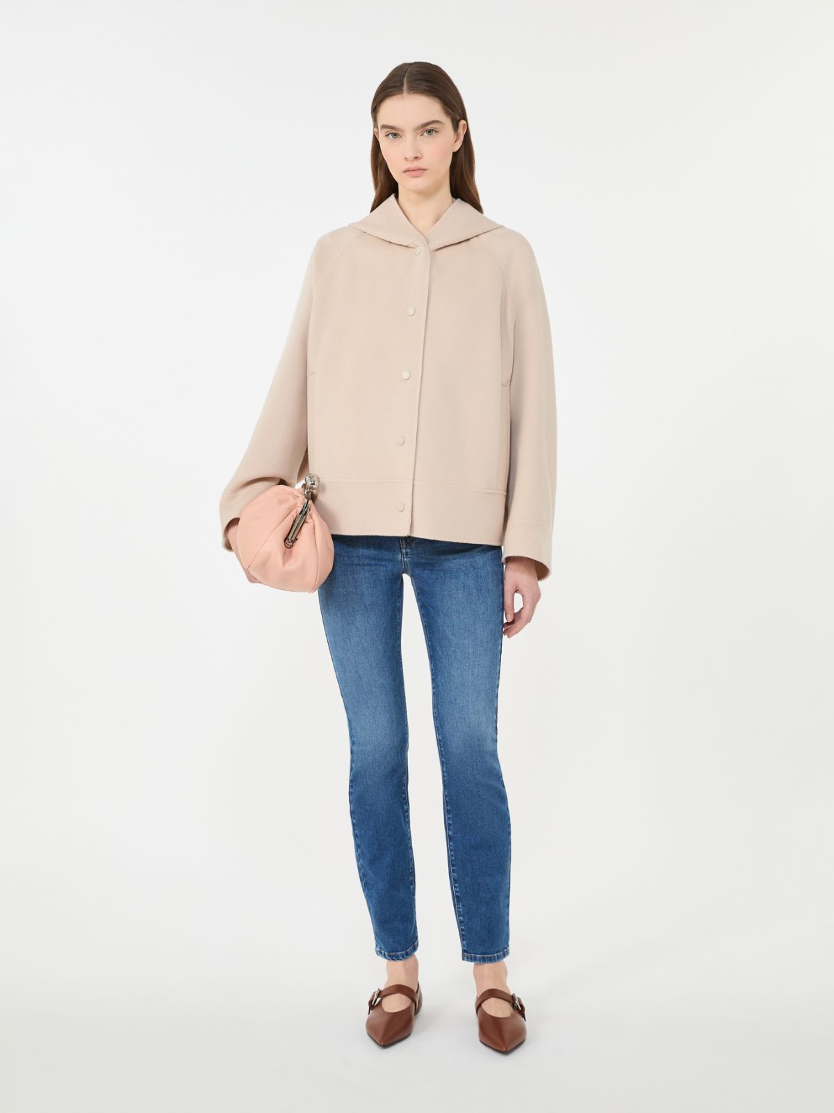 Double-faced wool-blend coat - SAND - Max Mara - 6
