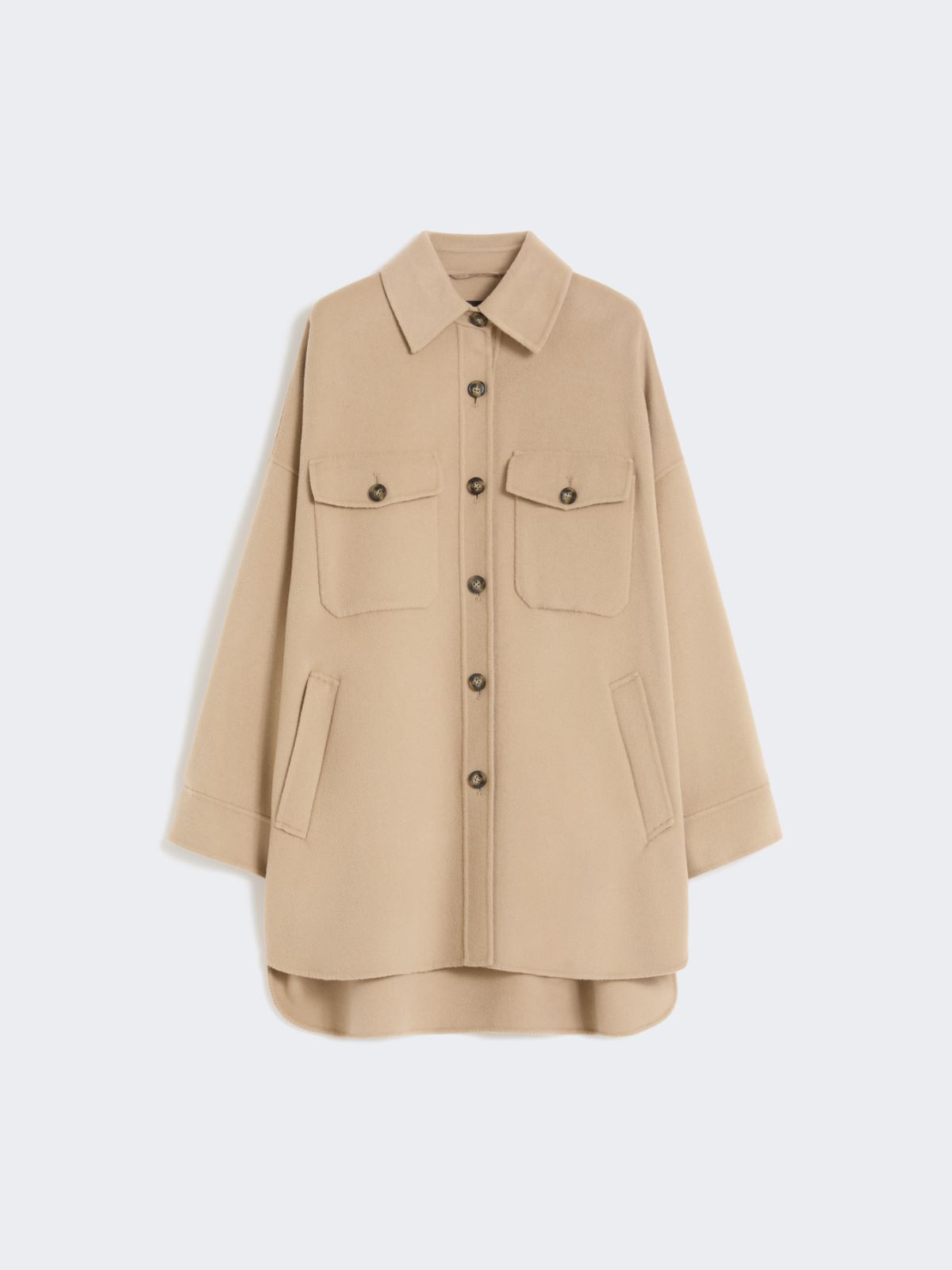 Oversized wool-blend coat - CAMEL - Max Mara - 9