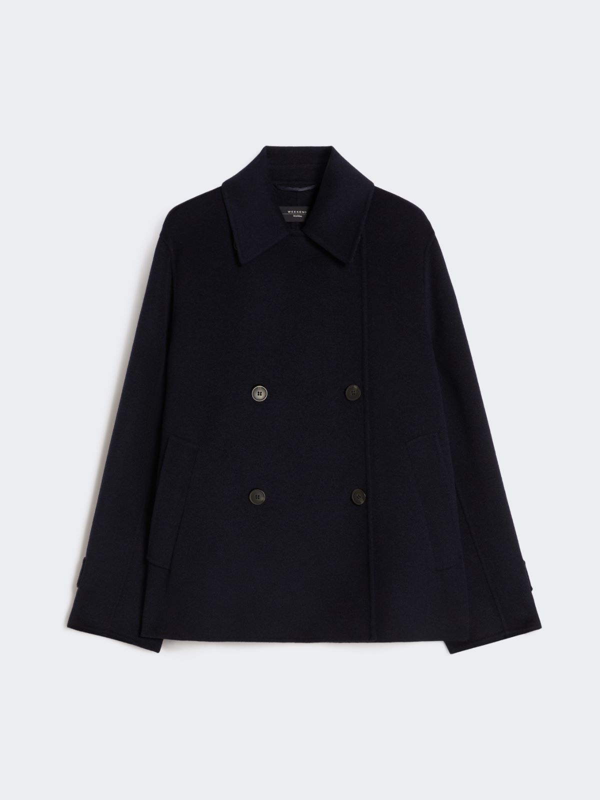 Double-breasted wool-blend pea coat - NAVY - Max Mara - 9