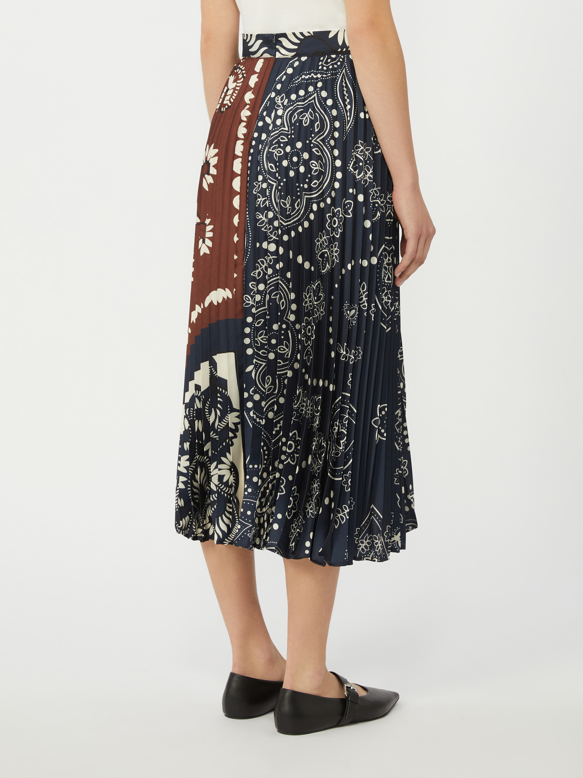 Printed twill skirt - TOBACCO - Max Mara - 3
