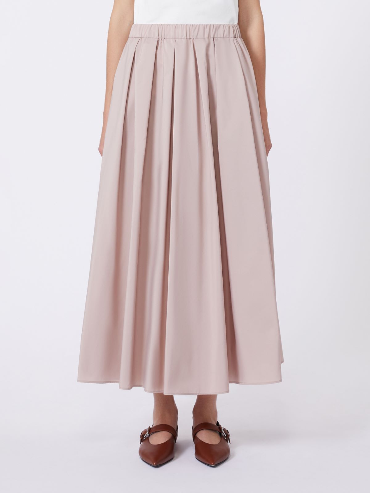 Long taffeta skirt - ANTIQUE ROSE - Max Mara - 4