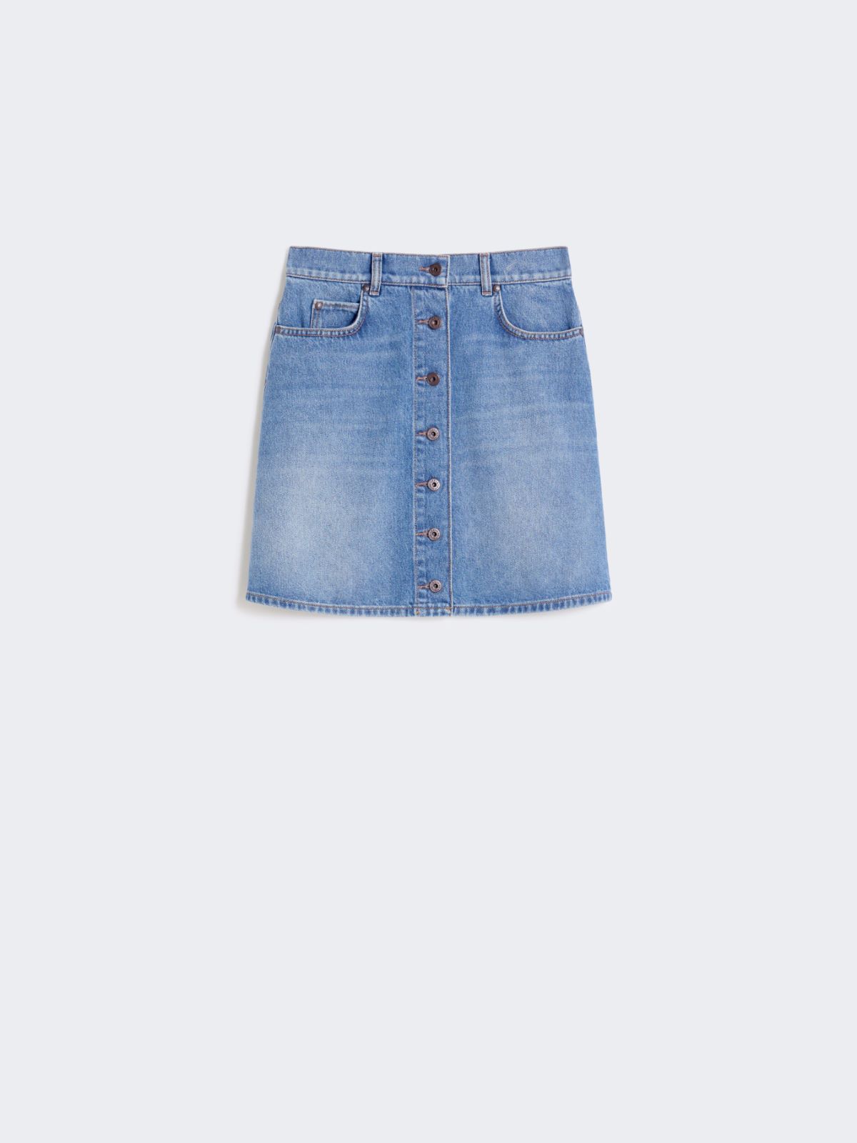 Authentic denim mini skirt - NAVY - Max Mara - 4
