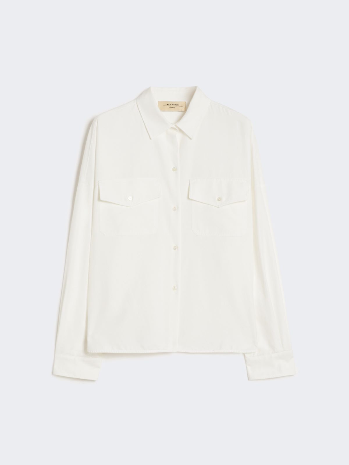 Cotton Oxford shirt - WHITE - Max Mara - 5
