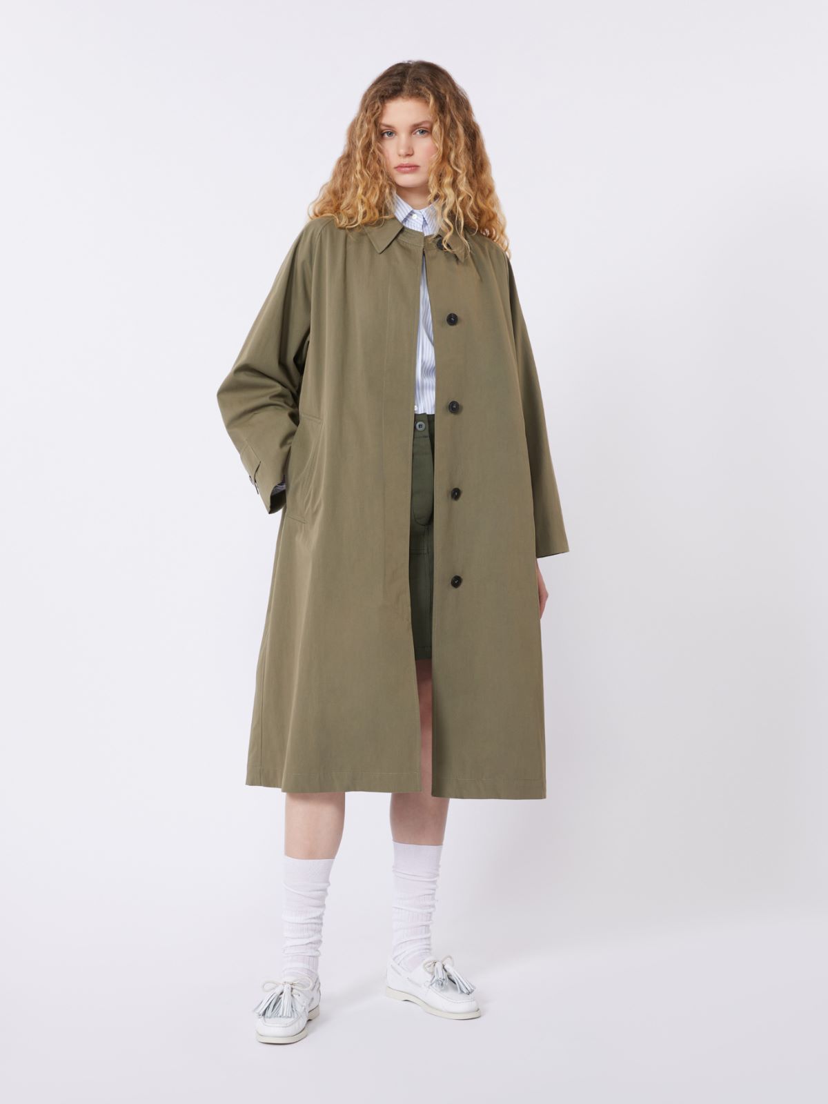 Classic cotton shirt - LIGHT BLUE - Max Mara - 5