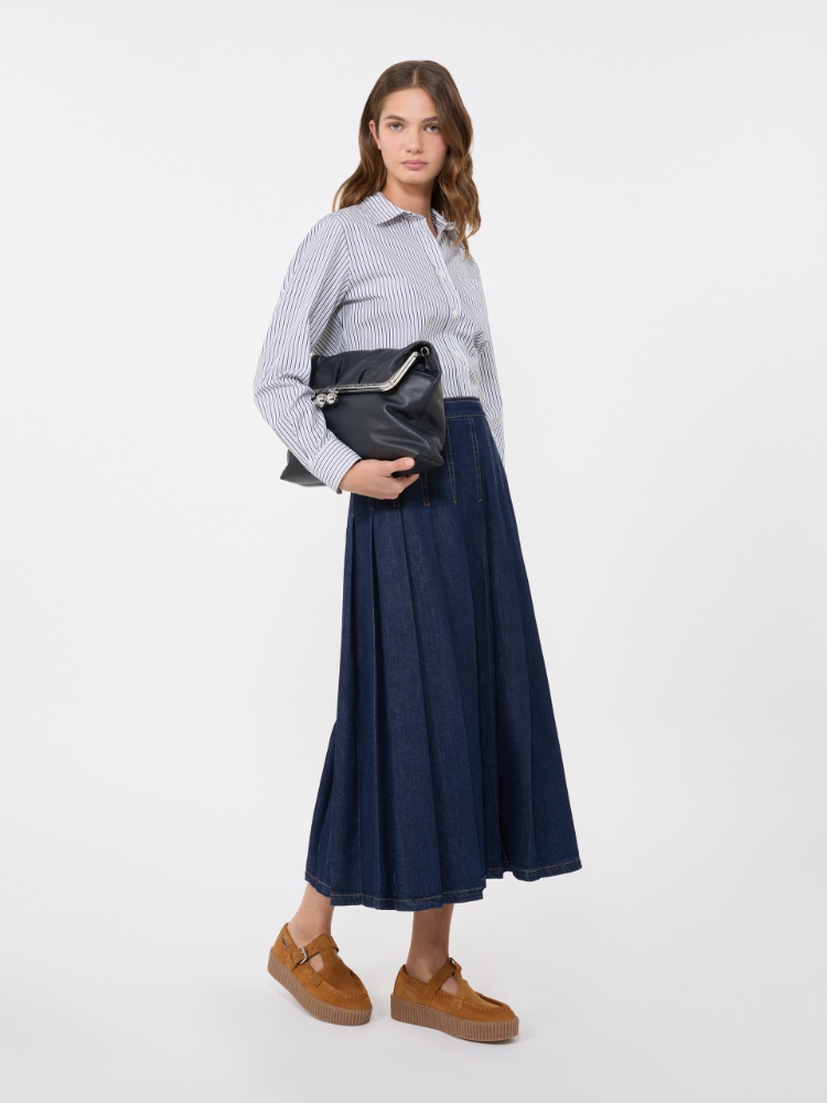 Classic cotton shirt - NAVY - Max Mara
