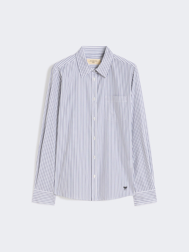 Classic cotton shirt - NAVY - Max Mara