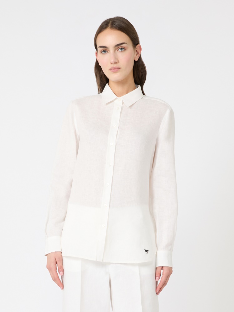 베르네르 린넨 셔츠 - WHITE - 2