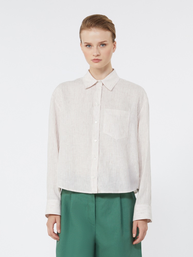 알바트로 린넨 셔츠 - ANTIQUE ROSE - 2