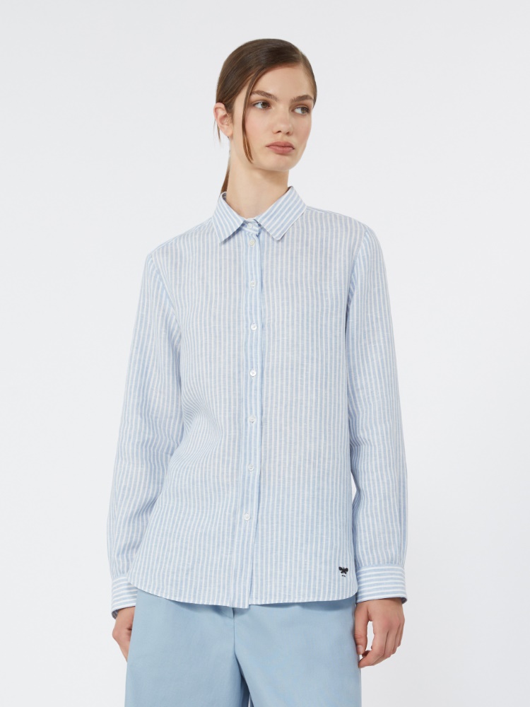 주라토 린넨 셔츠 - LIGHT BLUE - 2