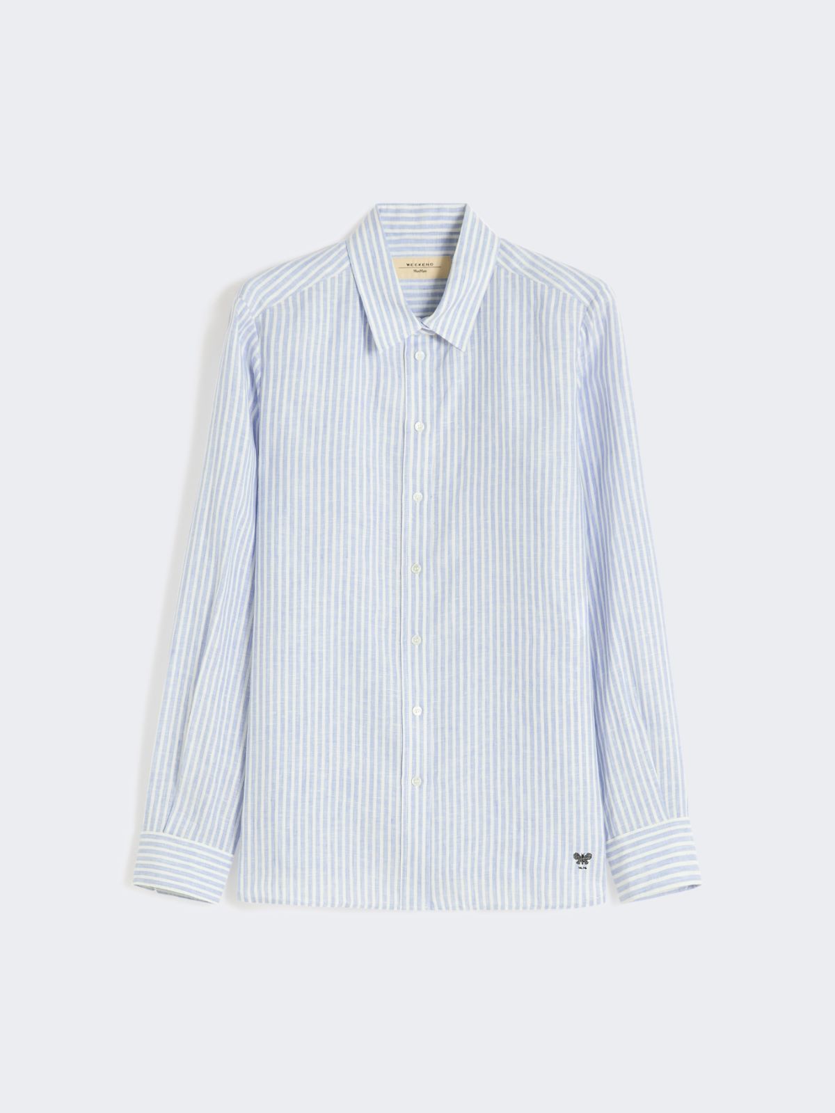 주라토 린넨 셔츠 - LIGHT BLUE - 5