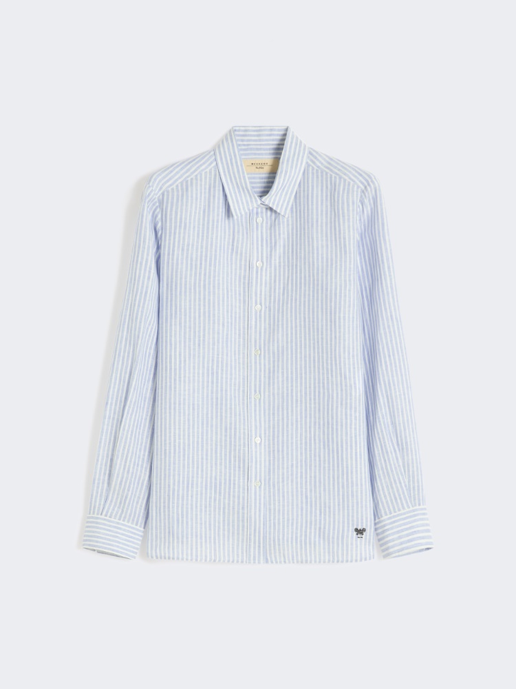 주라토 린넨 셔츠 - LIGHT BLUE - 5