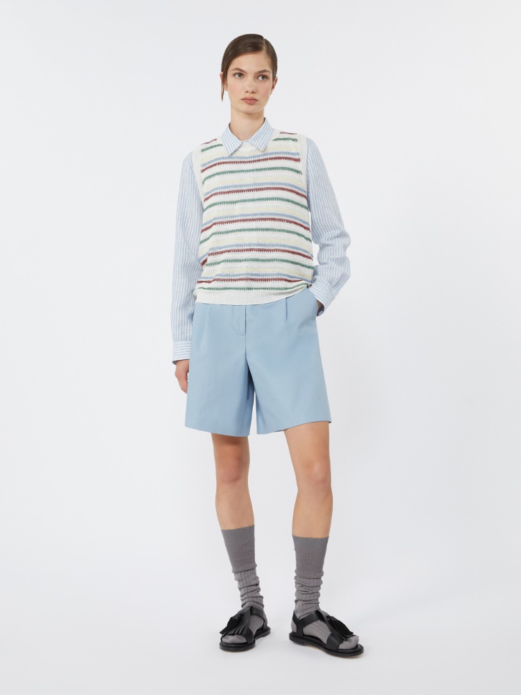 주라토 린넨 셔츠 - LIGHT BLUE - 1