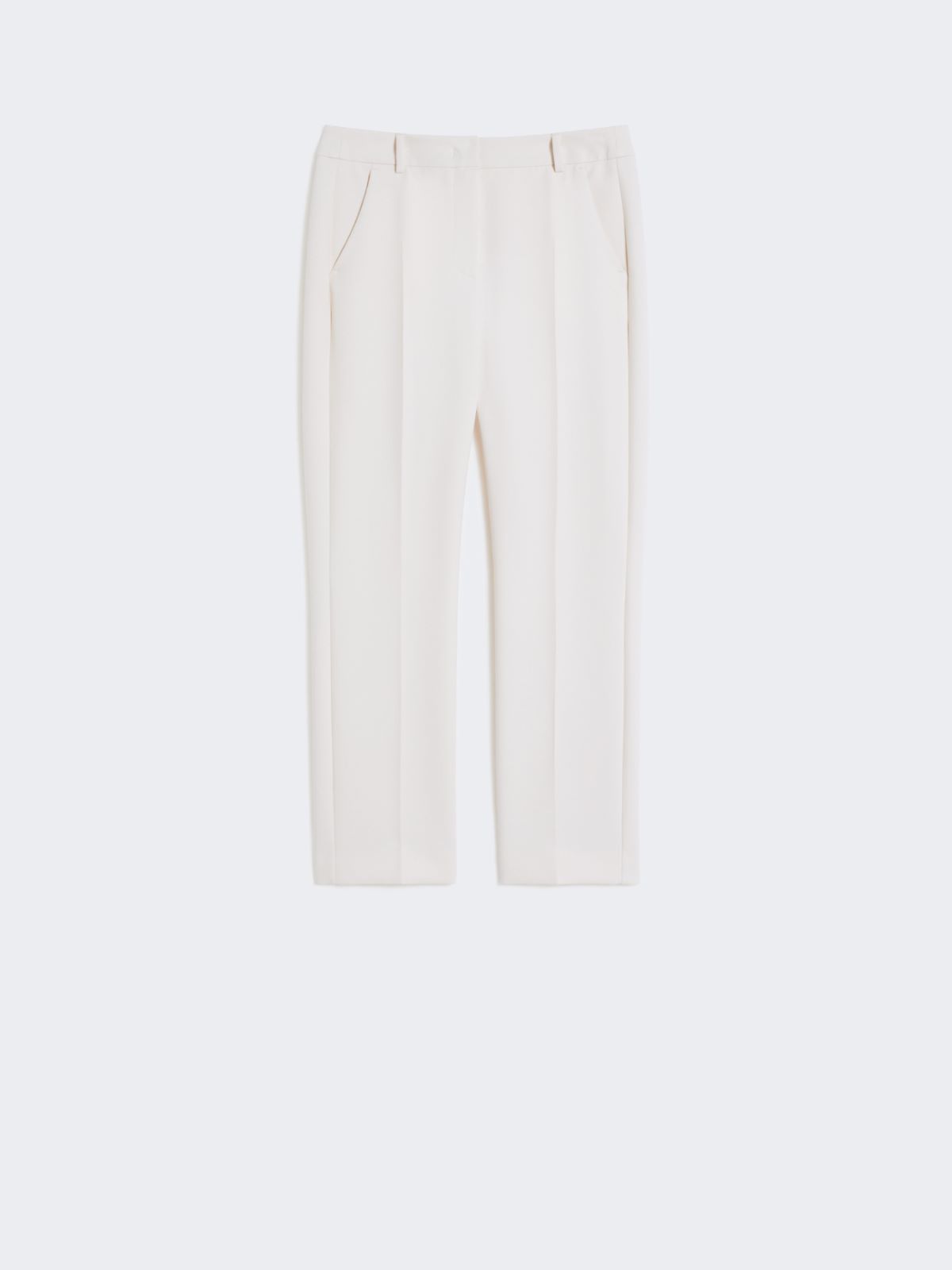 Double-faced viscose canvas trousers - IVORY - Max Mara - 8