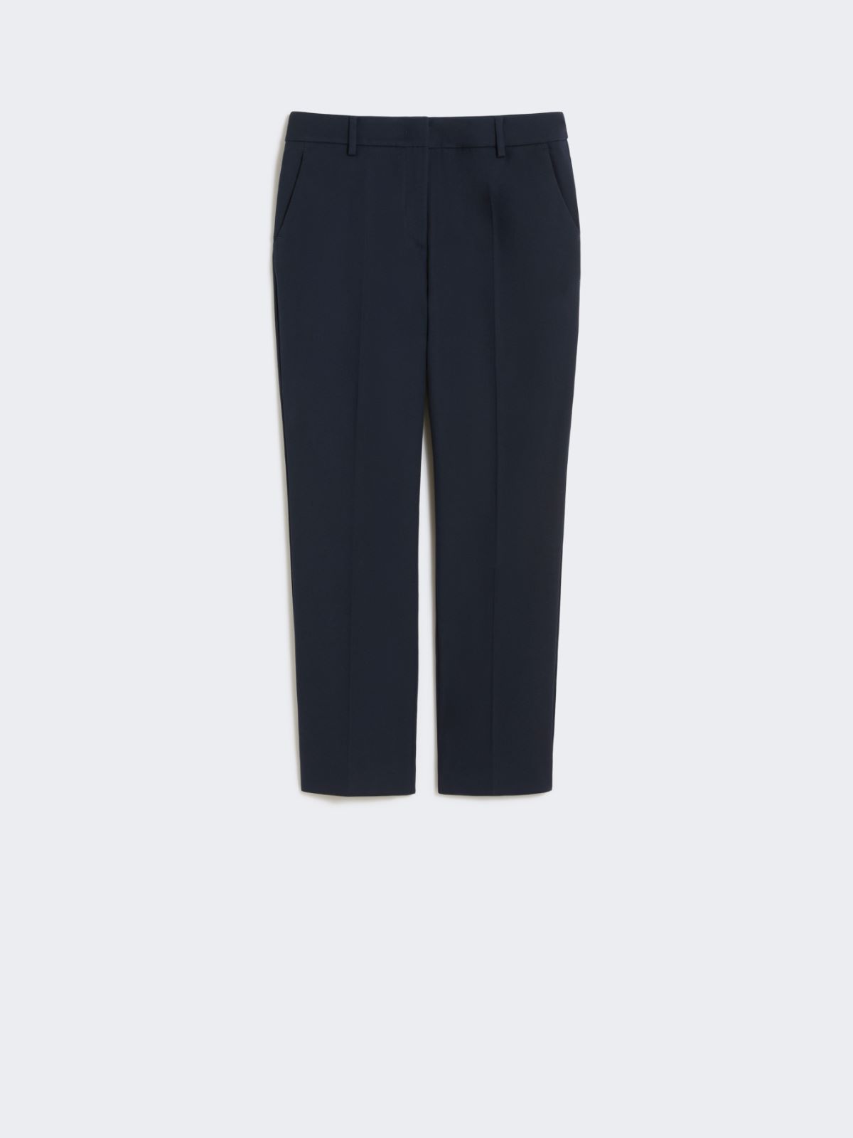 Stretch cotton trousers - NAVY - Max Mara - 5