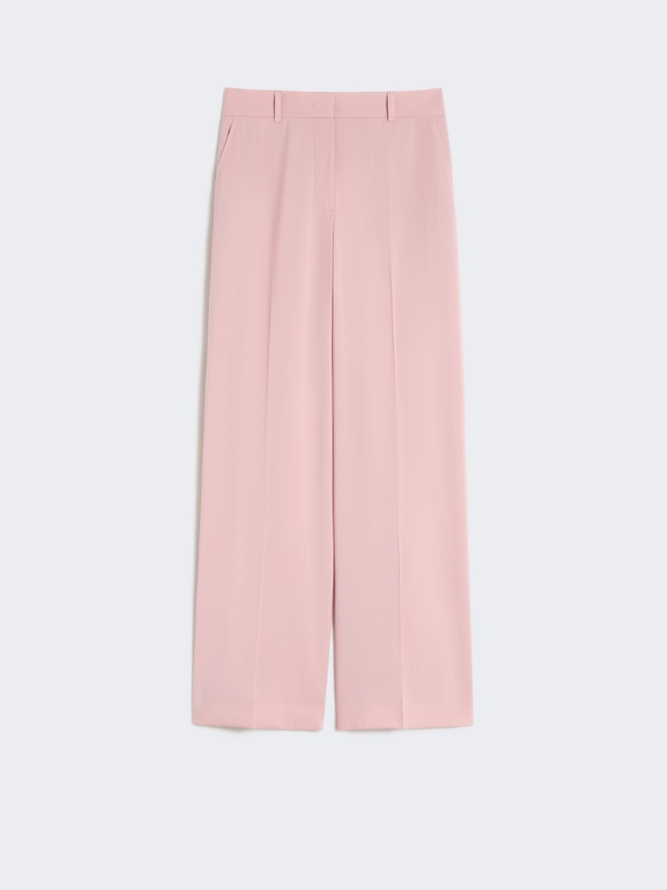 Woollen cloth palazzo trousers - ANTIQUE ROSE - Max Mara