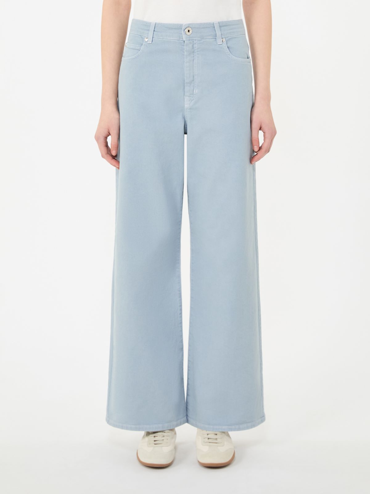 메디나 코튼 팬츠 - LIGHT BLUE - Max Mara - 2