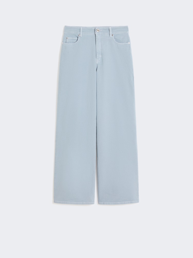 메디나 코튼 팬츠 - LIGHT BLUE - Max Mara