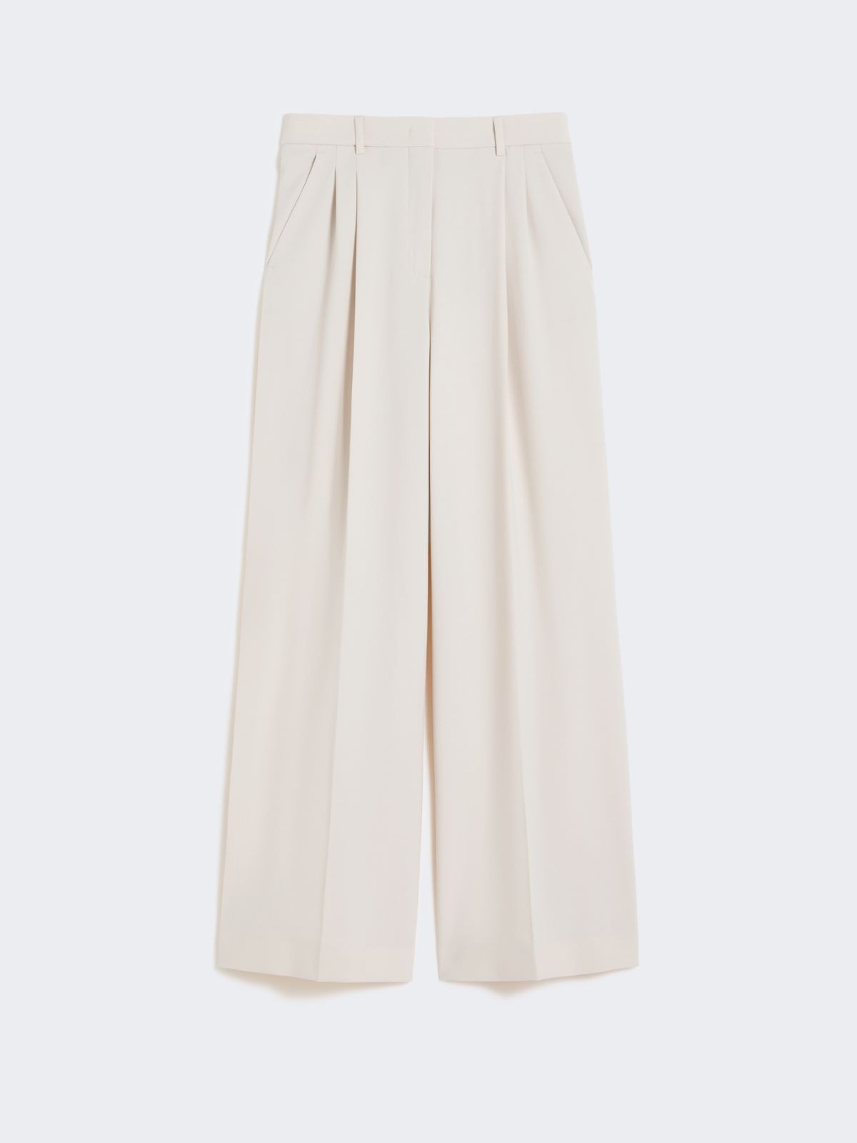 Wool-blend trousers - IVORY - Max Mara - 4