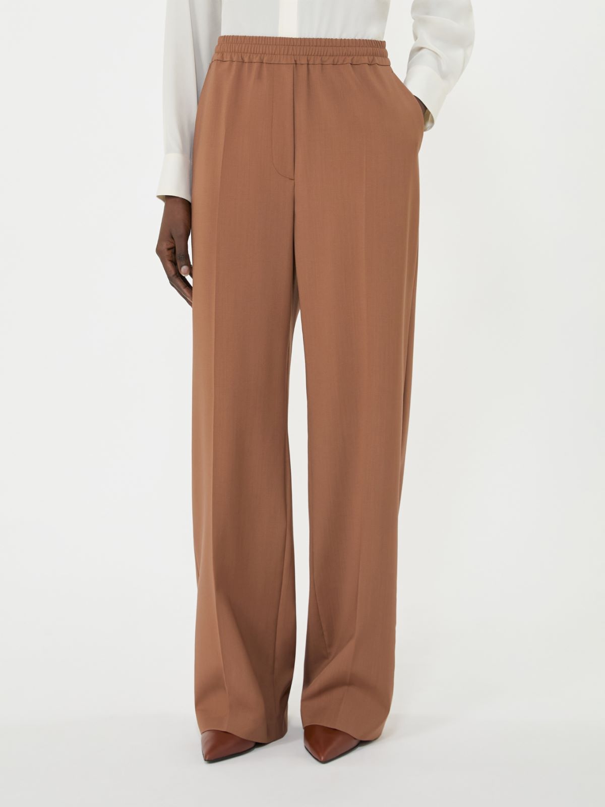 Hose aus reinem Wollstoff - TABACK - Max Mara - 5