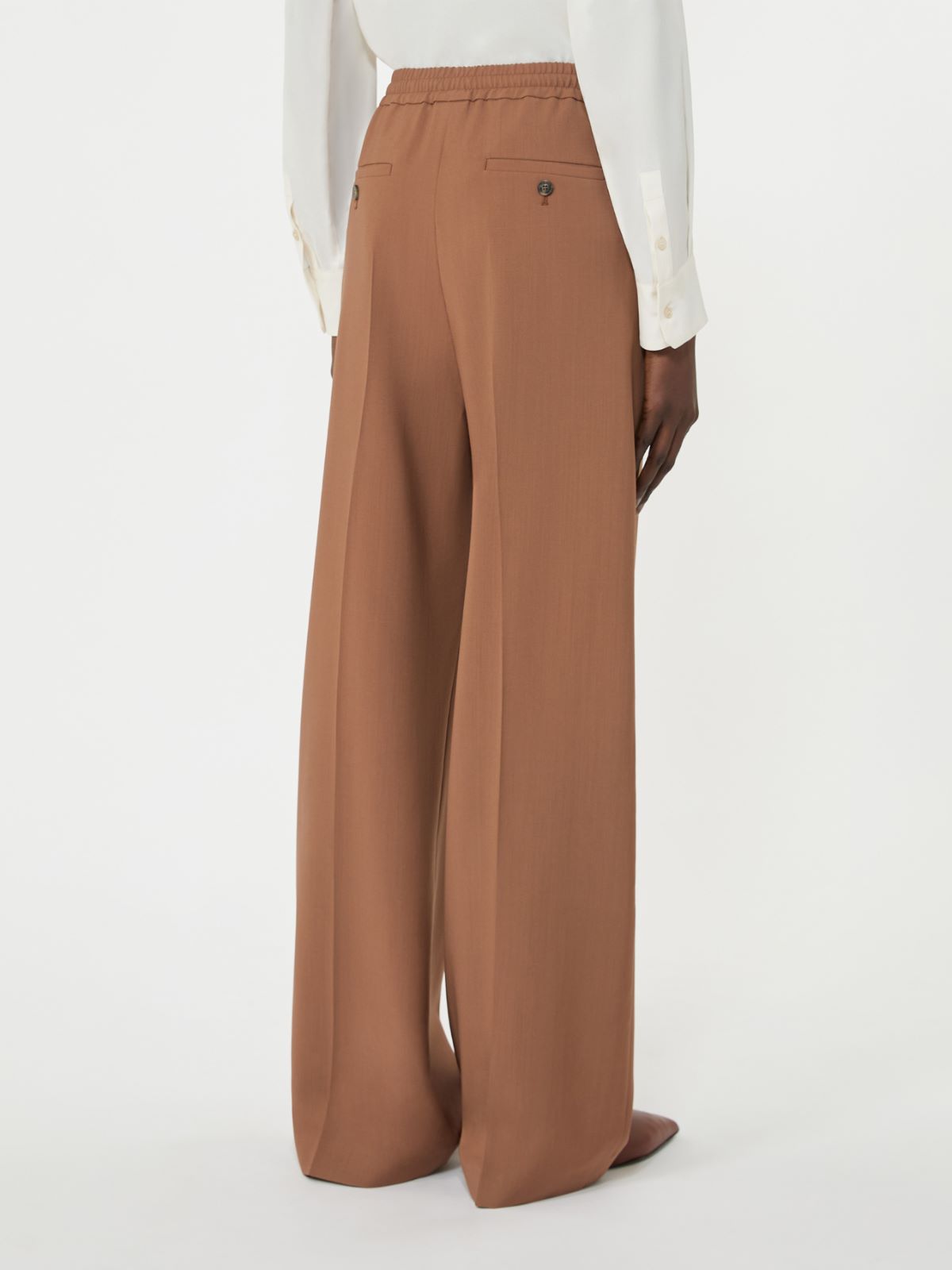 Hose aus reinem Wollstoff - TABACK - Max Mara - 5