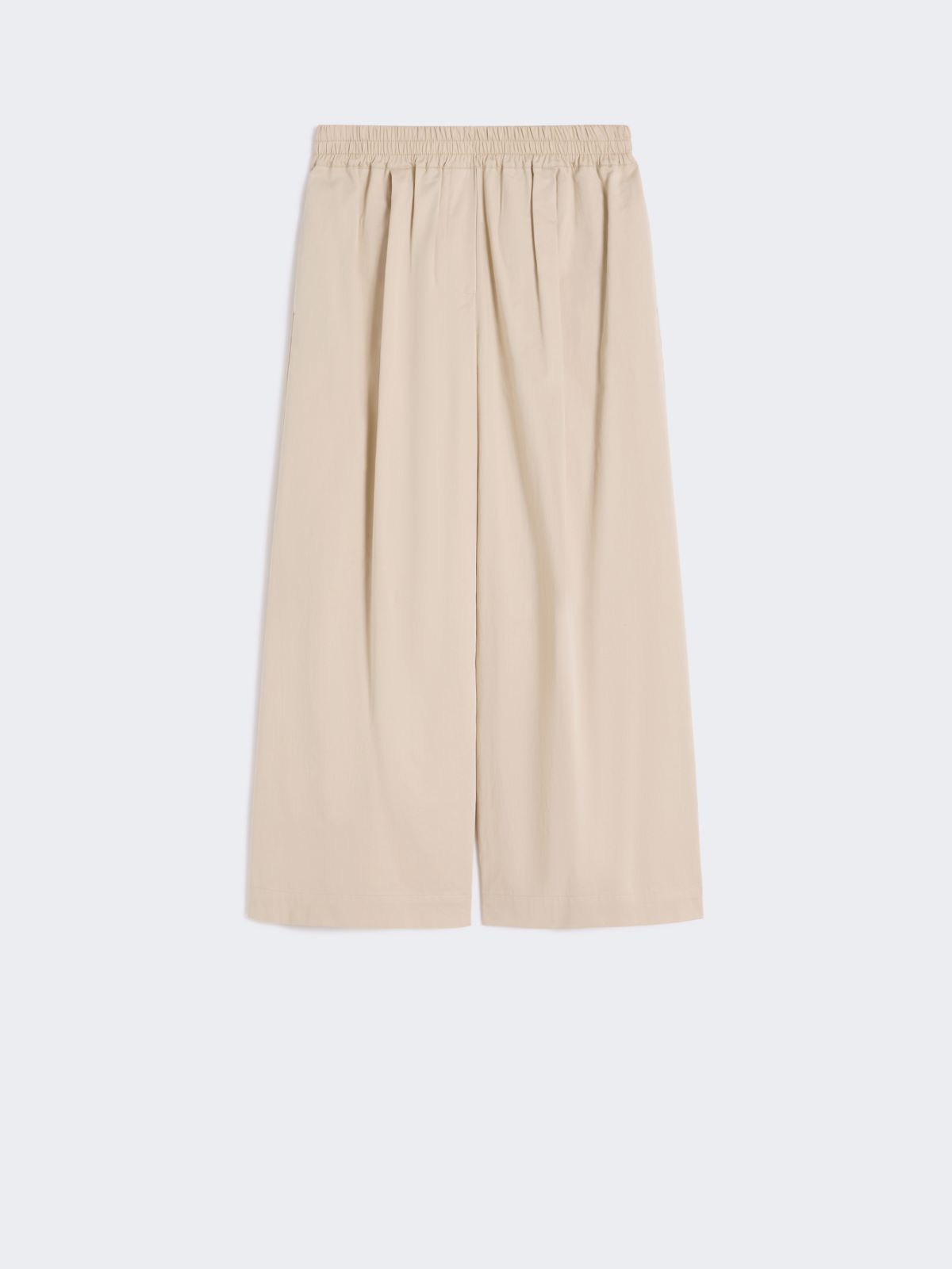 Cotton rasetto trousers - BEIGE - Max Mara - 5