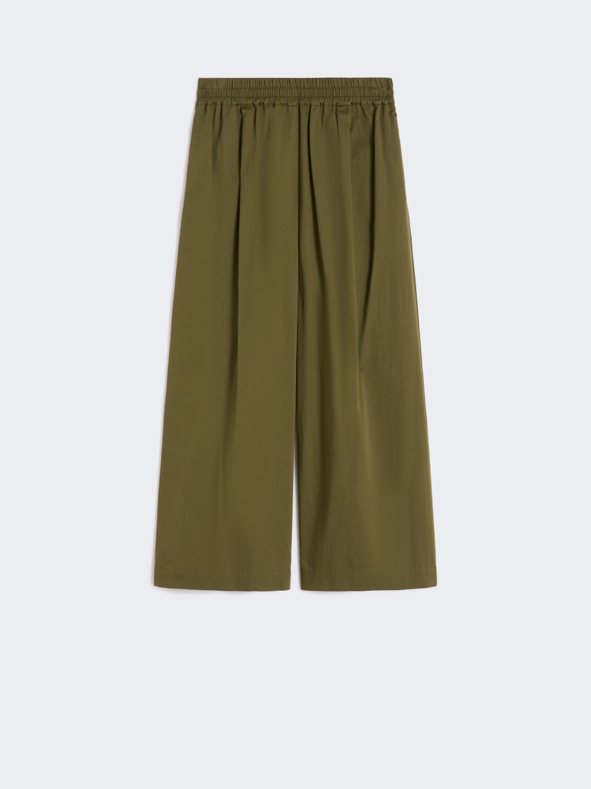 Pantalon en satin de coton - KAKI - Max Mara - 5