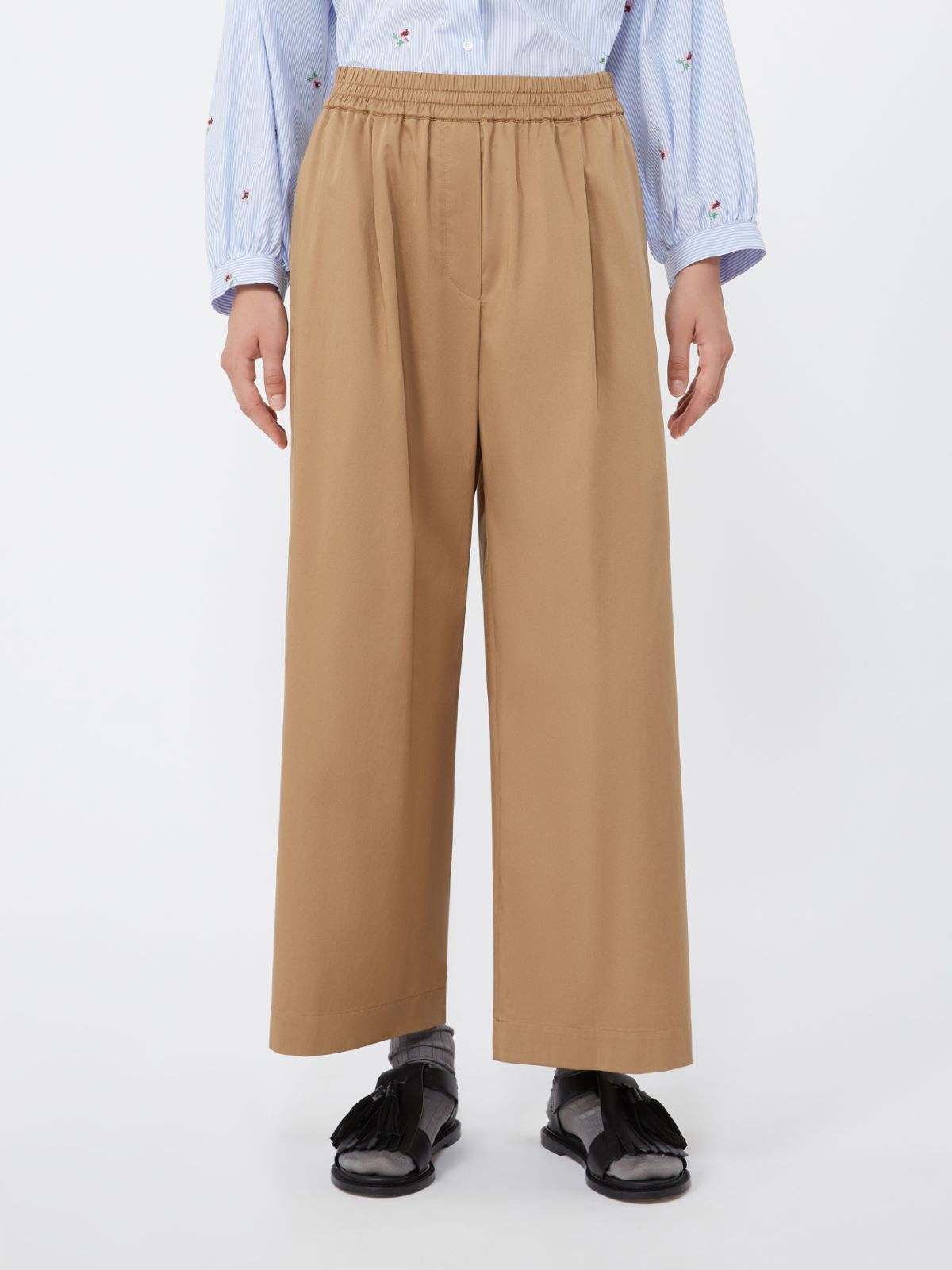 골포 코튼 팬츠 - EARTH - 2