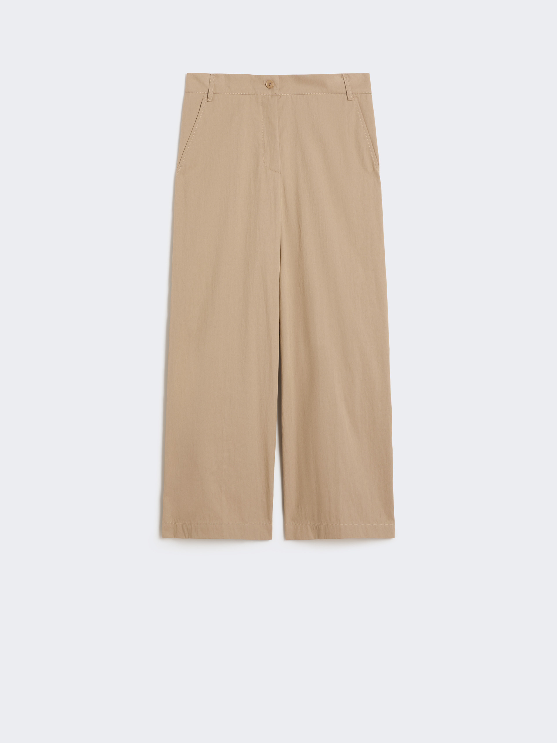 Hose aus gewaschenem Gabardine - HASELNUSS - Max Mara - 4
