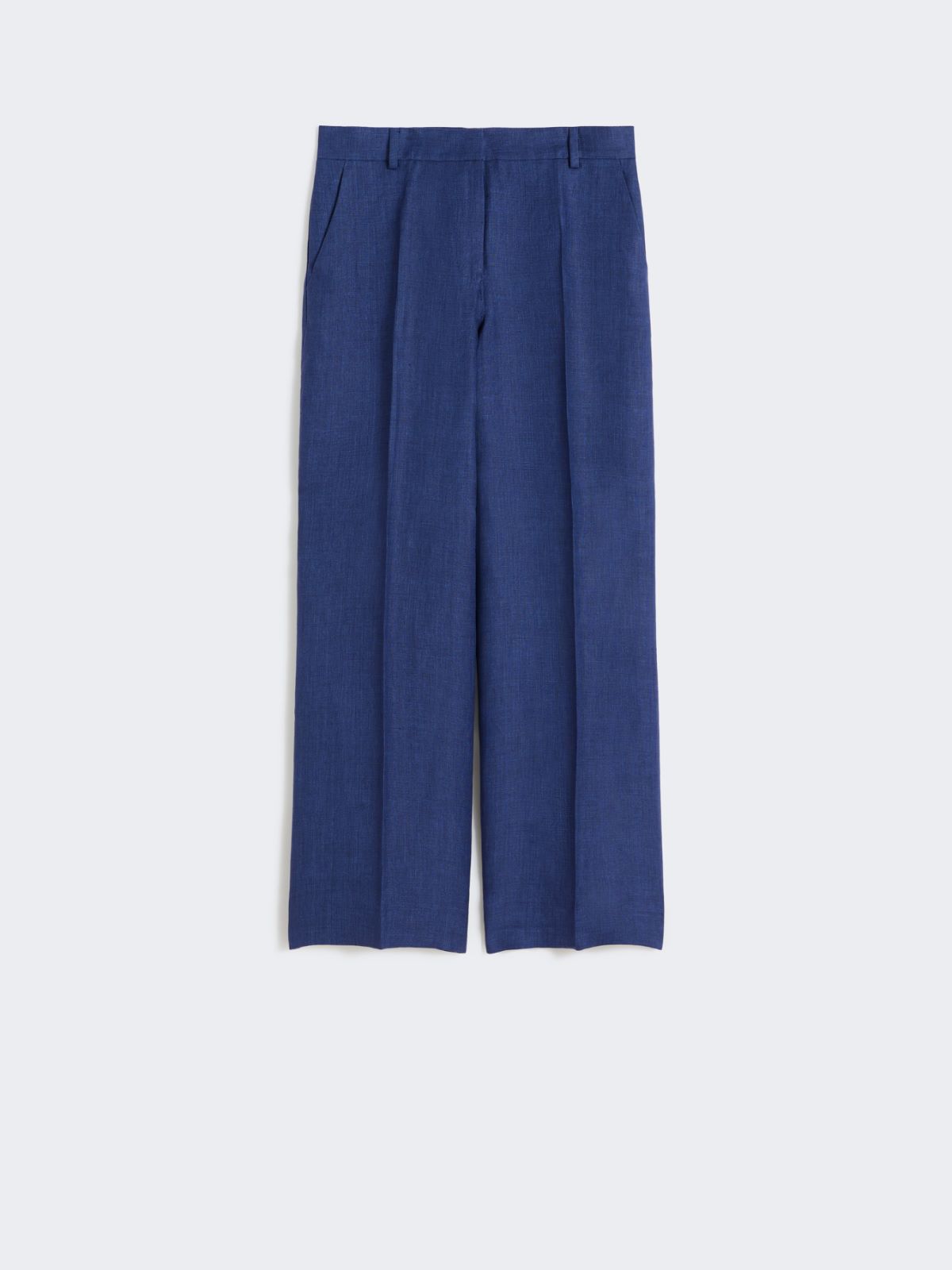Hose aus Leinencanvas - BLAU - Max Mara - 4