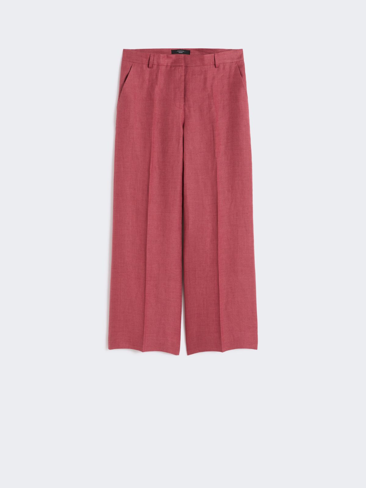 Hose aus Leinencanvas - KIRSCHE - Max Mara - 4