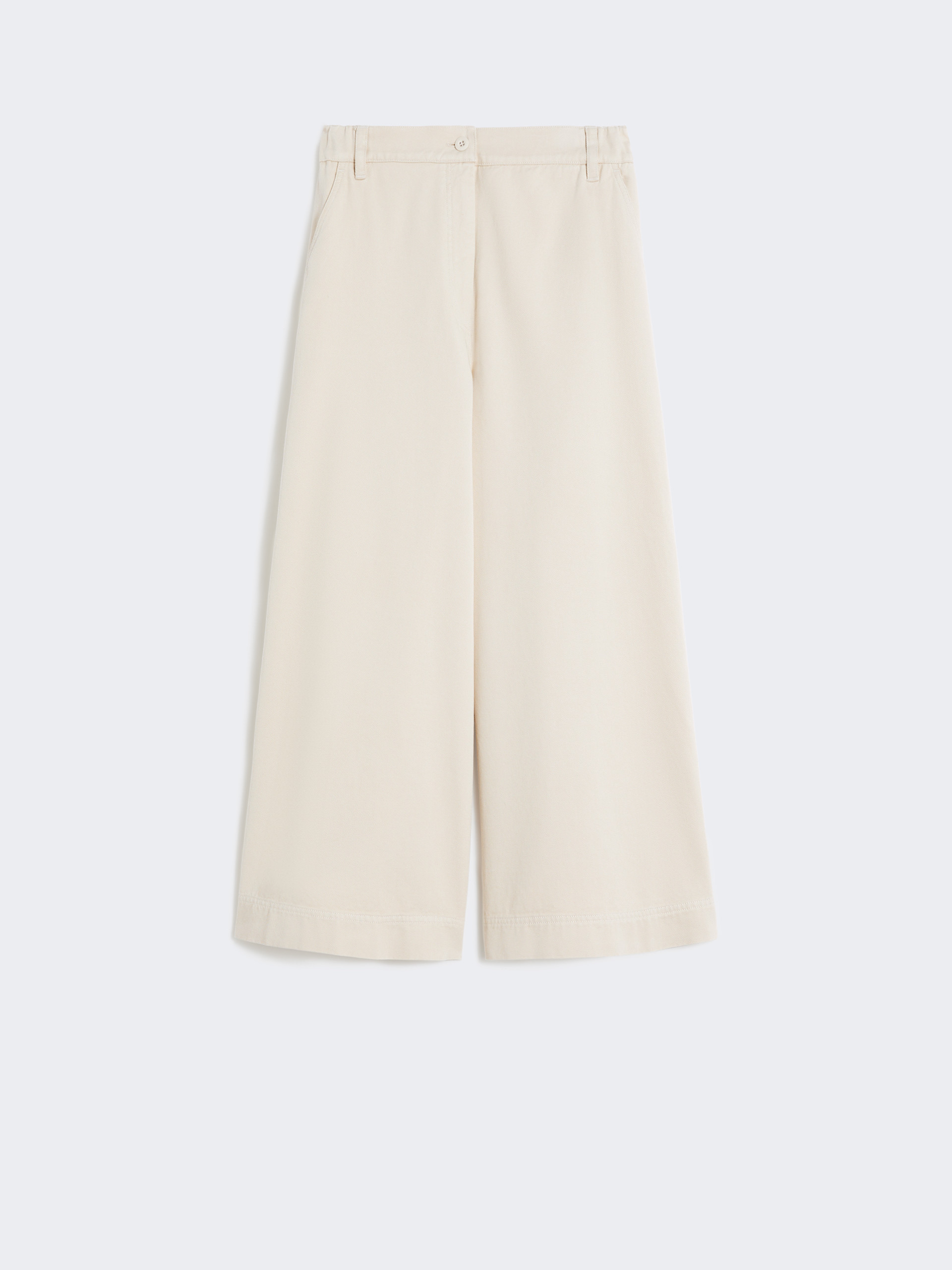 Cotton drill trousers - SAND - Max Mara - 4